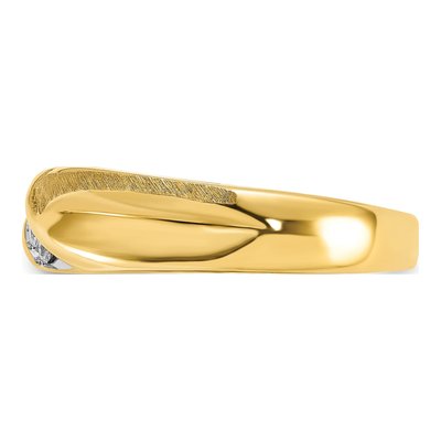 Men's 14K Yellow Gold Diamond Ring Mounting – view 6