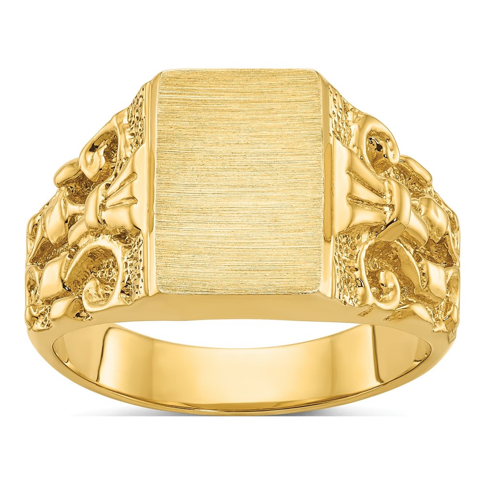 Men's 14K Yellow Gold Signet Ring