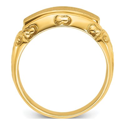 Men's 10K Yellow Gold Signet Ring – view 2