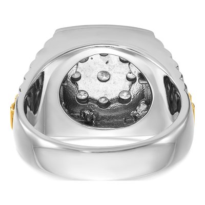 Men's 14K Two-Tone Gold Diamond Ring Mounting – view 7
