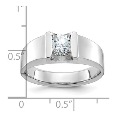 Men's 14K White Gold 1 ct tw Lab-Grown Diamond Ring – view 7