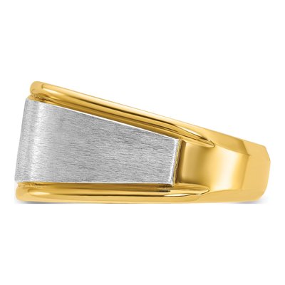 Men's 14K Two-Tone Gold Diamond Ring Mounting – view 5