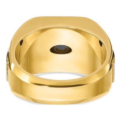 Men's 14K Two-Tone Gold Diamond Ring Mounting – view 7