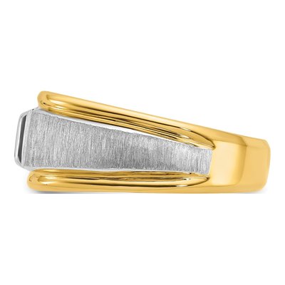 Men's 14K Two-Tone Gold Diamond Ring Mounting – view 5