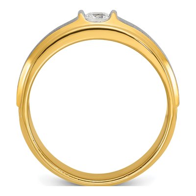Men's 14K Two-Tone Gold Diamond Ring Mounting – view 2