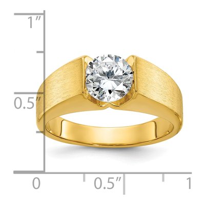 Men's 14K Yellow Gold Diamond Ring Mounting – view 2
