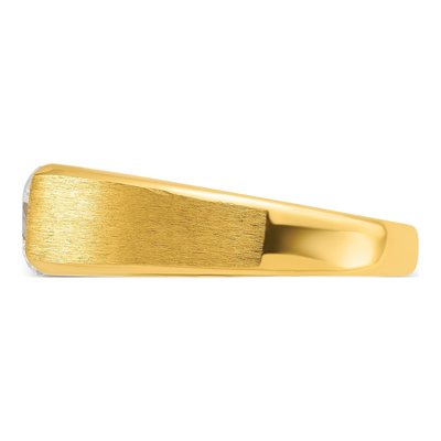 Men's 14K Yellow Gold 1 ct tw Lab-Grown Diamond Ring – view 3
