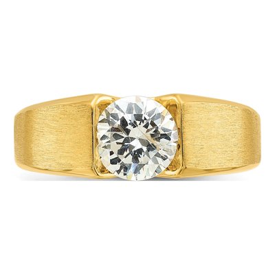 Men's 14K Yellow Gold 1 ct tw Lab-Grown Diamond Ring – view 4
