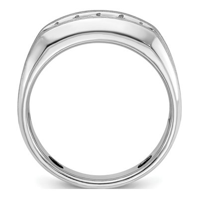 Men's 14K White Gold 5-Stone Diamond Ring Mounting – view 2