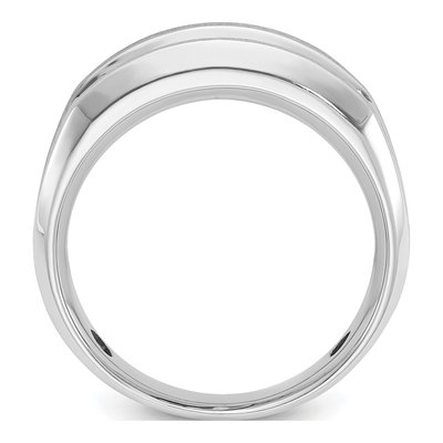 Men's 14K White Gold Diamond Ring Mounting – view 2