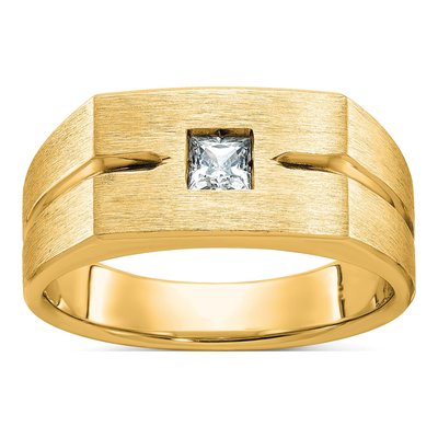 Men's 10K Yellow Gold Fancy Ring Mounting