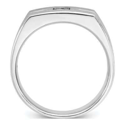 Men's 14K White Gold Diamond Ring Mounting – view 2