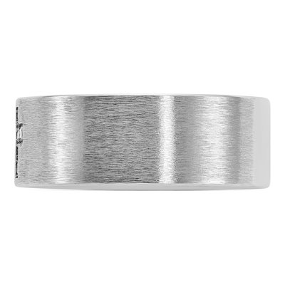 Men's 14K White Gold Diamond Cross Ring Mounting – view 5