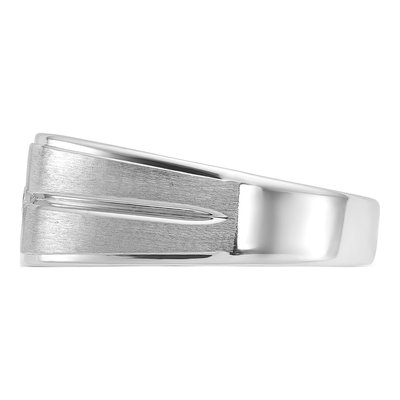 Men's 14K White Gold Diamond Ring Mounting – view 5