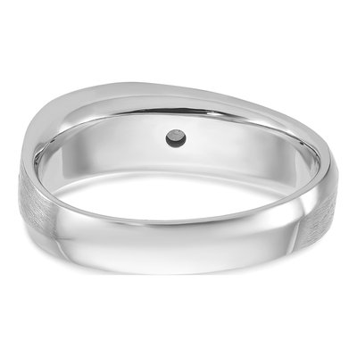 Men's 14K White Gold Diamond Ring Mounting – view 7