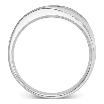 Men's 14K White Gold 1/10 ct tw Diamond Ring – view 2