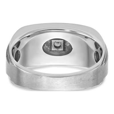 Men's 14K White Gold Diamond Ring Mounting – view 7