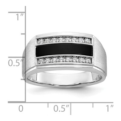Men's 14K White Gold Ring Mounting – view 3