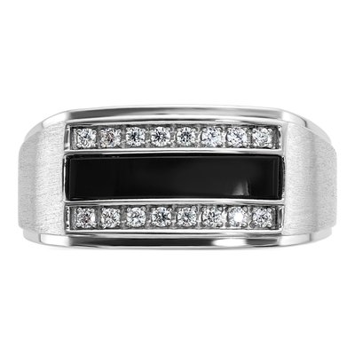 Men's 14K White Gold Ring Mounting – view 6