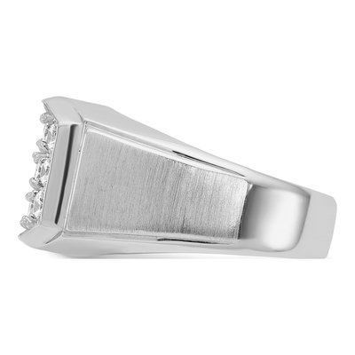Men's 14K White Gold Diamond Ring Mounting – view 5