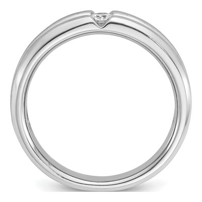 Men's 14K White Gold Diamond Ring Mounting – view 2