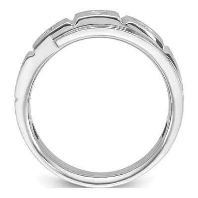 Men's 14K White Gold Diamond Ring Mounting – view 2