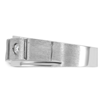 Men's 14K White Gold Diamond Ring Mounting – view 5