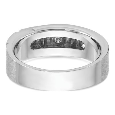 Men's 14K White Gold Diamond Ring Mounting – view 7