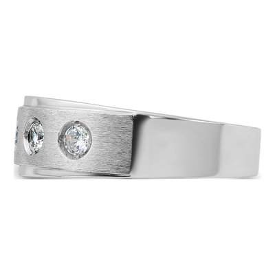 Men's 14K White Gold Diamond Ring Mounting – view 5