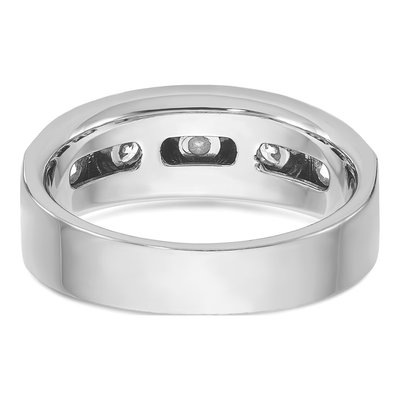 Men's 14K White Gold Diamond Ring Mounting – view 7