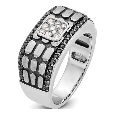 Men's 14K White Gold Diamond Ring Mounting – view 8