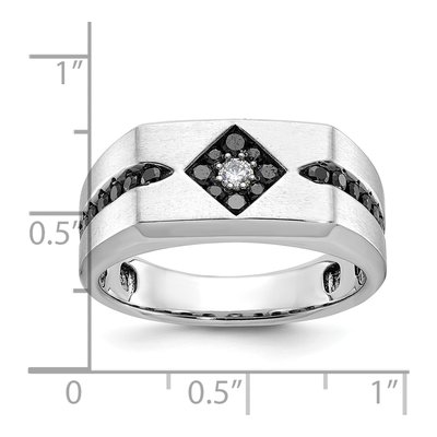 Men's 10K White Gold Fancy Ring Mounting – view 3