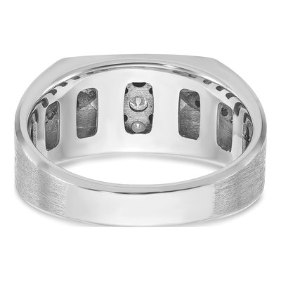 Men's 10K White Gold Fancy Ring Mounting – view 7