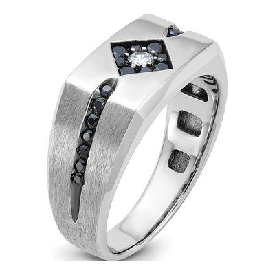 Men's 10K White Gold 0.59 ct tw Diamond Ring – view 8