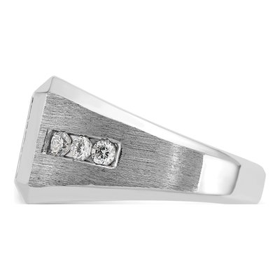 Men's 14K White Gold Diamond Cluster Ring Mounting – view 3