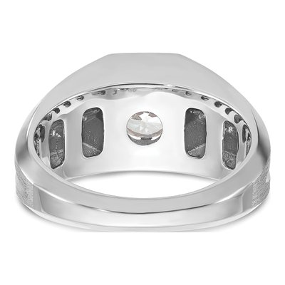 Men's 14K White Gold Diamond Ring Mounting – view 7