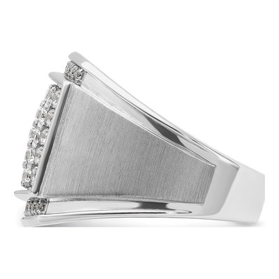 Men's 14K White Gold Cluster Ring Mounting – view 5
