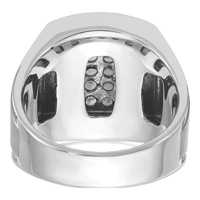 Men's 14K White Gold Cluster Ring Mounting – view 7