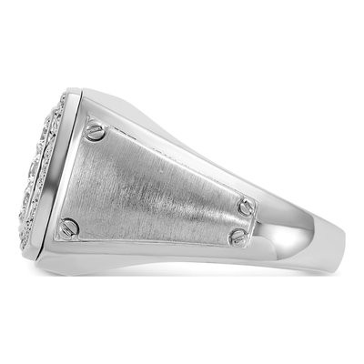 Men's 14K White Gold 1 ct tw Diamond Halo Ring – view 5