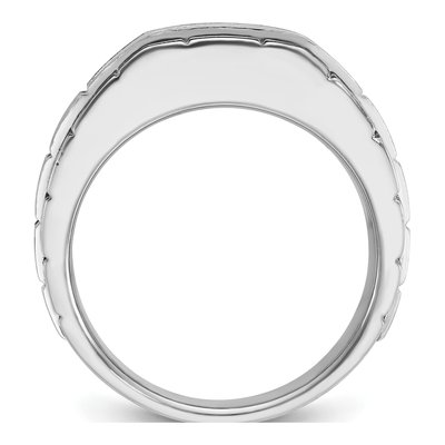 Men's 14K White Gold Diamond Ring Mounting – view 2
