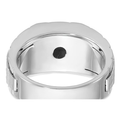 Men's 14K White Gold Diamond Ring Mounting – view 6
