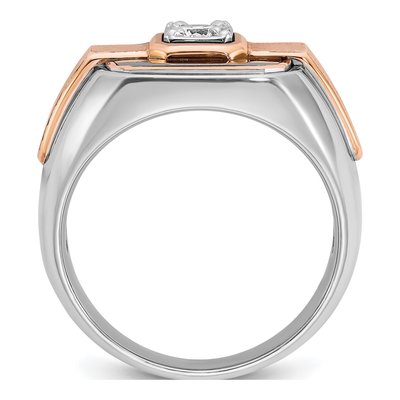Men's 14K Two-Tone Gold 1/3 ct tw Diamond Ring – view 2