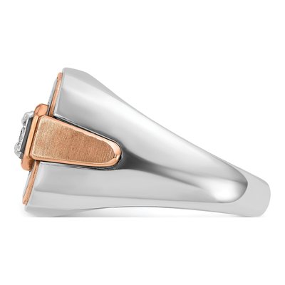 Men's 14K Two-Tone Gold 1/3 ct tw Diamond Ring – view 5