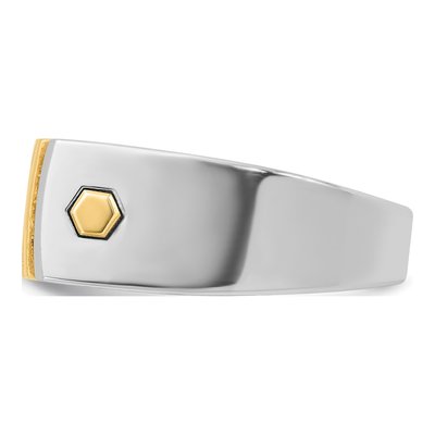 Men's 14K Two-Tone Gold Diamond Ring Mounting – view 5