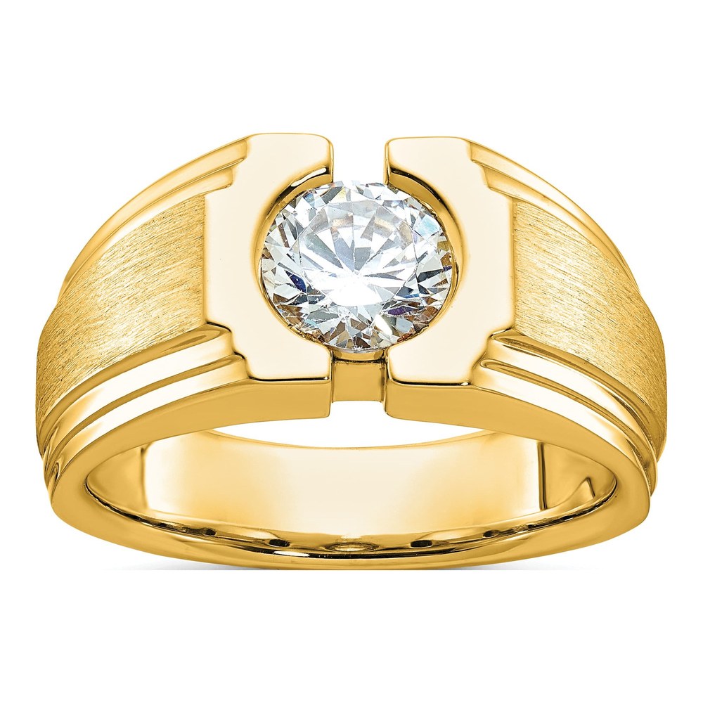 Men's 10K Yellow Gold Diamond Ring Mounting