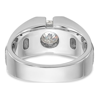 Men's 14K White Gold Diamond Ring Mounting – view 5