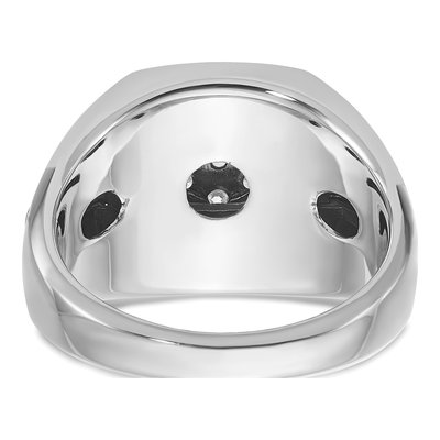 Men's 14K Two-Tone Gold Diamond Cluster Ring Mounting – view 7