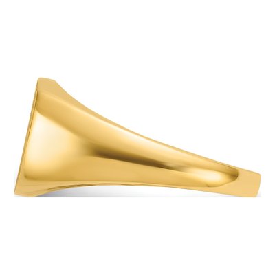 Men's 14K Yellow Gold Signet Ring – view 3