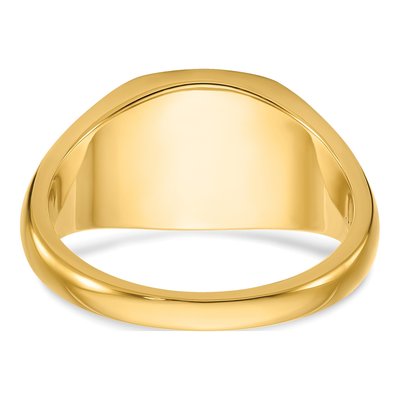 Men's 14K Yellow Gold Signet Ring – view 5