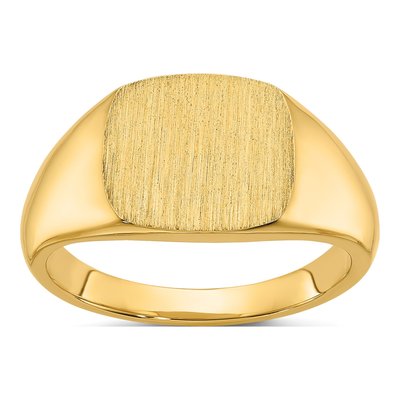 Men's 14K Yellow Gold Signet Ring